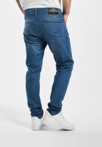 Jean slim stretch bleu pour homme Casual 2Y Premium, fermeture éclair, en coton.