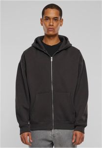 Felpa con cappuccio da uomo Soft 2Y Studios con tasche con cerniera, 320 g/m² di cotone, nera