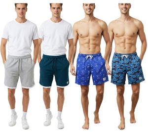 weiche SCOTCH & SODA Herren Sport-Short kurze Fitness-Hose Freizeit-Shorts für Casual-Wear Beach-Shorts Baumwoll-Shorts in Petrol-Blau, Hellgrau oder Mesh-Bermuda in Royal-Blau, Schwarz/Blau/Petrol