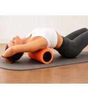 EDURO Faszien-Massagerolle zur Selbstmassage der Muskeln Schaumstoffrolle Regenerations-Rolle ca. 34x15cm Orange