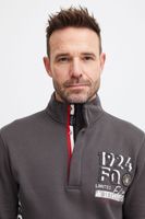 Pull Troyer pour homme FQ1924 FQWilliam, col montant, gris ou bleu (réf. 21900589)