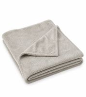 Couverture Cosy – Plaid en microfibre certifié Oeko-Tex (Standard 100), env. 150 x 200 cm – Gris foncé, Bleu, Rouge ou Gris clair