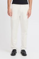 Pantalon classique en coton et lin pour homme CASUAL FRIDAY CFPandrup – Pantalon d'été 20505421 (Beige ou Blanc)