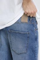Classic SOLID SDRyan Men's Denim Shorts with Rivets – Denim Bermudas 21108646 Blue