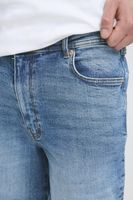 Classic SOLID SDRyan Men's Denim Shorts with Rivets – Denim Bermudas 21108646 Blue