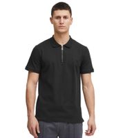 Polo zippé classique SOLID SDZakir pour homme 21301022-ME Gris, Bleu ou Noir
