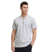 Polo zippé classique SOLID SDZakir pour homme 21301022-ME Gris, Bleu ou Noir