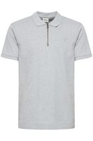 Polo zippé classique SOLID SDZakir pour homme 21301022-ME Gris, Bleu ou Noir