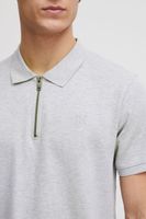 Polo zippé classique SOLID SDZakir pour homme 21301022-ME Gris, Bleu ou Noir