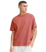 T-shirt imprimé classique SOLID SDPavlo pour homme, référence 21108604, rouge ou orange