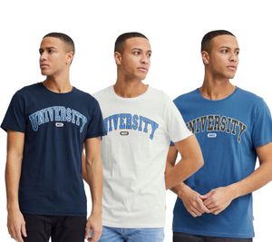 Classic 11 PROJECT PRSit Men's Crew Neck T-Shirt 20715957ME – Light Blue, Dark Blue, or White