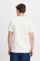 Camiseta clásica de cuello redondo para hombre de BLEND, también disponible en tallas grandes con varios estampados 20717344 en blanco