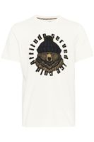 Camiseta clásica de cuello redondo para hombre de BLEND, también disponible en tallas grandes con varios estampados 20717344 en blanco