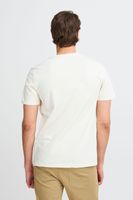 Camiseta clásica de cuello redondo para hombre de BLEND, también disponible en tallas grandes con varios estampados 20717344 en blanco