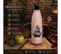 Harry Potter Insulated Bottle – "Back to Hogwarts" or "Hogwarts Express" – 500 ml Stainless Steel Thermal Flask with Magical Design (Pink or Grey)