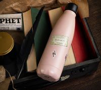 Harry Potter Insulated Bottle – "Back to Hogwarts" or "Hogwarts Express" – 500 ml Stainless Steel Thermal Flask with Magical Design (Pink or Grey)