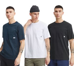T-shirt girocollo da uomo Classic 11 PROJECT PREmil SS 21300995-ME Blu, Bianco o Nero