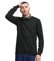 Classic BLEND BHCerstan Men's Fine-Knit Round-Neck Sweater (Style 20716722ME) – Blue, Black, or Grey