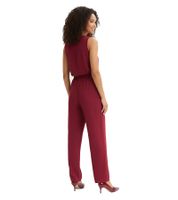 Pantaloni da donna fluidi, pantaloni eleganti e semplici, pantaloni per tutti i giorni 938967 bordeaux