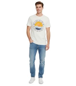 T-shirt BLEND BHBammer pour homme, col rond, blanc, réf. 20715927-110602