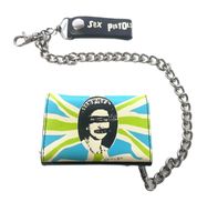 Sex Pistols Punk Rock Band Wallet with Logo Lettering – Blue/Red or Black/Blue