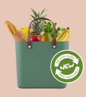 Sustainable Rotho Multibag ALBULA 25L Ocean-Bound Plastic Carry Bag / Shopping Basket – Red, Green, Blue, Navy, or Sky Blue