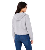 Casual KangaROOS Women's Hoodie with Drawstrings at Hood and Hem – Hooded Sweatshirt, Cotton Pullover – Heather Grey