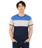 Classic SOLID SDCody Men's Crew Neck T-Shirt (Style 21300032ME) in Blue or Grey