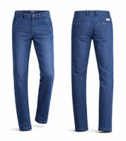 Eleganti jeans chino da uomo Pierre Cardin in denim di cotone I22PI4565 1 Blu