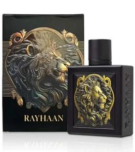 Rayhaan Lion Herren Eau de Parfum süß-würziger Duft mit frischen und warmen Noten Parfüm 100ml Schwarz