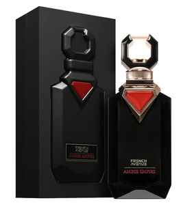 FRENCH AVENUE Amber Empire Herren Eau de Parfum mit süß-würzigem Charakter Körper-Duft Parfüm Schwarz
