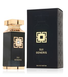 Fragrance World Sui Generis Herren Eau de Parfum mit aromatischer Frische und holziger Note Körper-Duft Parfüm 100ml Schwarz/Gold