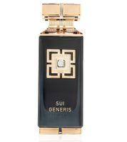 Fragrance World Sui Generis Men's Eau de Parfum – Aromatic Freshness with Woody Notes – Body Fragrance 100ml (Black/Gold)