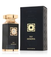 Fragrance World Sui Generis Men's Eau de Parfum – Aromatic Freshness with Woody Notes – Body Fragrance 100ml (Black/Gold)