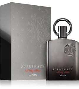 AFNAN Supremacy Not Only Intense Men's Eau de Parfum – Oriental-Spicy Fragrance (100ml, Silver)