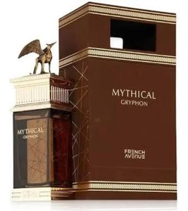 FRENCH AVENUE Mythical Gryphon Men's Eau de Parfum – a spicy and woody fragrance (Brown)