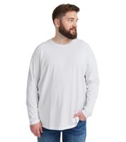 Classic SOLID SDBedon BT men's long-sleeve crew-neck shirt (plus sizes 21300882) in white, dark blue, or black