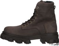 High-quality BULLBOXER women's lace-up ankle boots in genuine leather (olive green or brown)