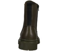 High-quality BULLBOXER women's lace-up ankle boots in genuine leather (olive green or brown)