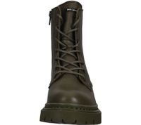 High-quality BULLBOXER women's lace-up ankle boots in genuine leather (olive green or brown)