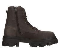 High-quality BULLBOXER women's lace-up ankle boots in genuine leather (olive green or brown)