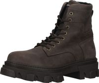 High-quality BULLBOXER women's lace-up ankle boots in genuine leather (olive green or brown)
