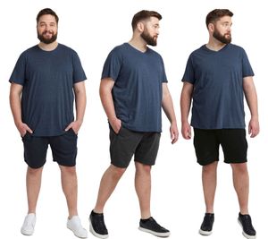 klassische SOLID SDTaras BT Herren Sweatshorts mit Kordelzug Shorts Große Größen 21300891 in Dunkelblau, Grau oder Schwarz