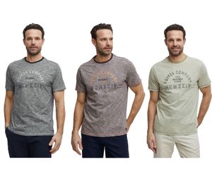 T-shirt homme classique FQ1924 FQIvar à col rond 21900538, disponible en gris, marron ou vert