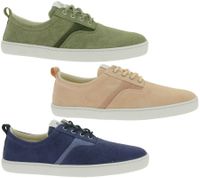 Chaussures pieds nus légères GROUNDIES La Paz – baskets basses en maille pour femmes avec semelle TrueSense ; durables et vegan (GND-130264) – Rose, Kaki ou Bleu foncé
