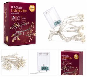 Guirlande lumineuse LED Atmosphérique LIGHT MOMENTS, 2,1 mètres, blanc chaud, 150 LED, avec minuterie, éclairage intérieur 9827130