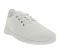 leichte GROUNDIES Barfußschuhe Balance 2.0 Damen Low-Top Mesh-Sneaker mit TrueSense Sohle Schnür-Schuhe GND-130259-02 Weiß