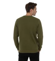 ZWILLINGSHERZ MOIN HEIMAT Pullover Herren Sweat-Pullover maritimer Winter-Pulli mit Rundhals 47061 Dunkelblau oder Khaki-Grün