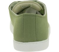 nachhaltige und vegane GROUNDIES Barfußschuhe Lima Herren Low-Top Sneaker aus Portugal mit TrueSense Sohle Canvas Schnür-Schuhe GND-230177-10 Khaki