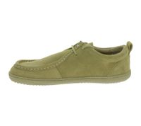 zeitlose GROUNDIES Barfußschuhe Cricket Damen Mokassin mit TrueSense Sohle Echtleder-Schuhe GND-120308-03 Beige